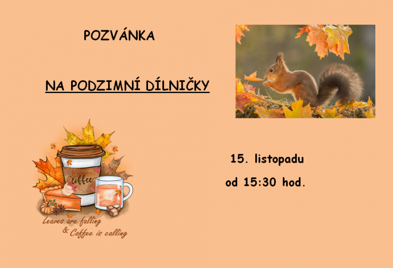 Foto k Podzimn� d�lni�ky pro rodi�e a d�ti